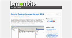 Desktop Screenshot of lemonbits.com